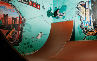 Skating a Private Mini Ramp in a Manhattan Luxury Condo